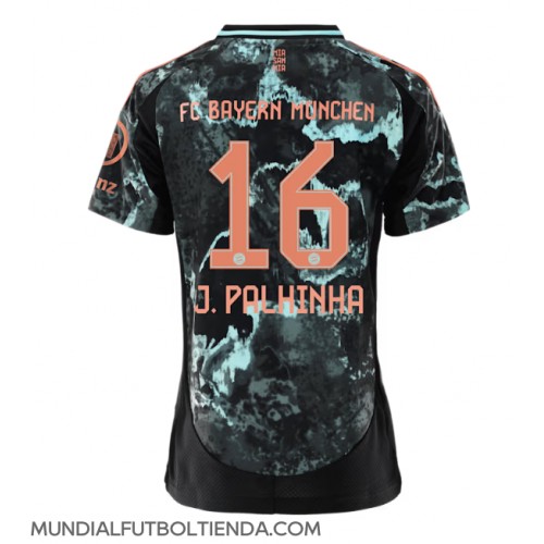 Camiseta Bayern Munich Joao Palhinha #16 Segunda Equipación Replica 2024-25 para mujer mangas cortas